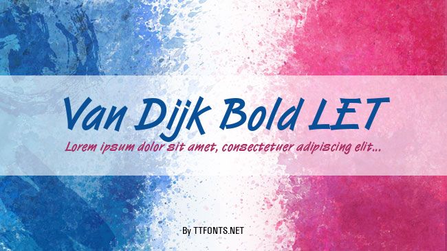 Van Dijk Bold LET example